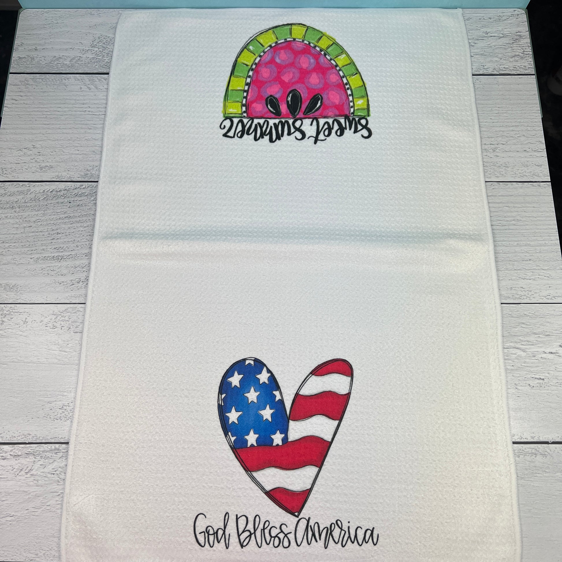 God Bless America/ Sweet Summer Kitchen Towel